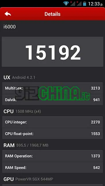 inew i6000 antutu