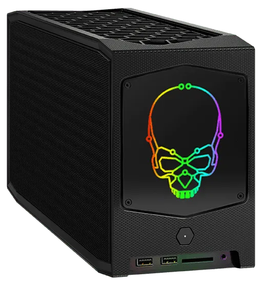 intel nuc 11 extreme front