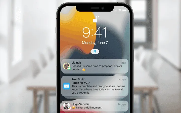 ios 15 notification