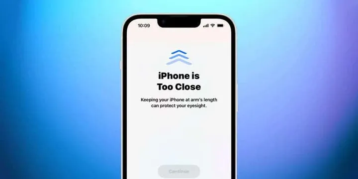 ios 17 screen distance