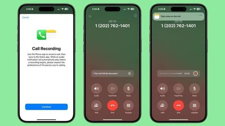 ios 18 1 call recording 1