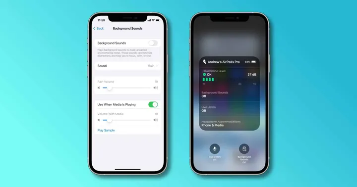 ios 18 background sounds a
