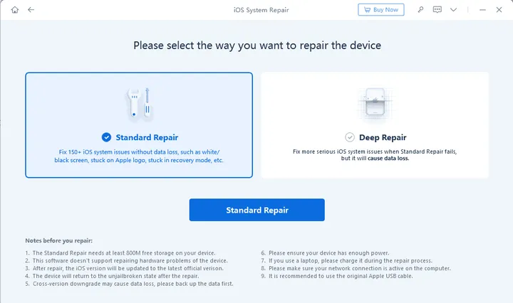 ios system repair 3