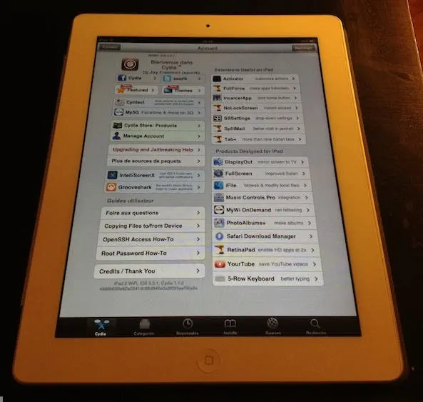 ipad 2 jailbroken