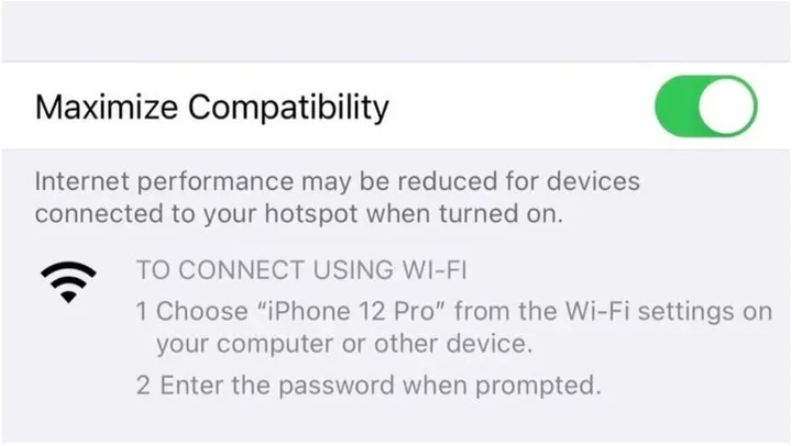 iphone 12 wifi