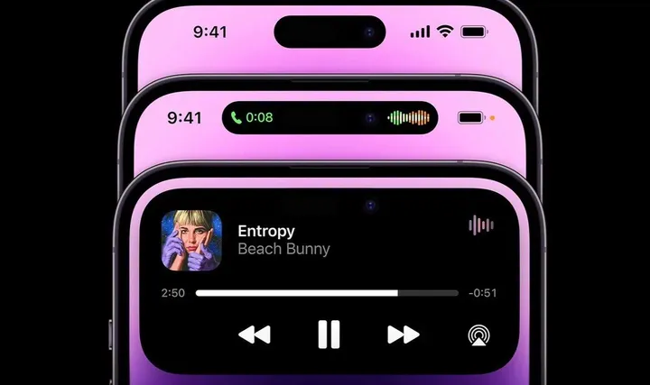 iphone 14 pro dynamic island ui