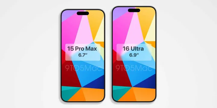 iphone 15 pro max vs iphone 16 pro max display