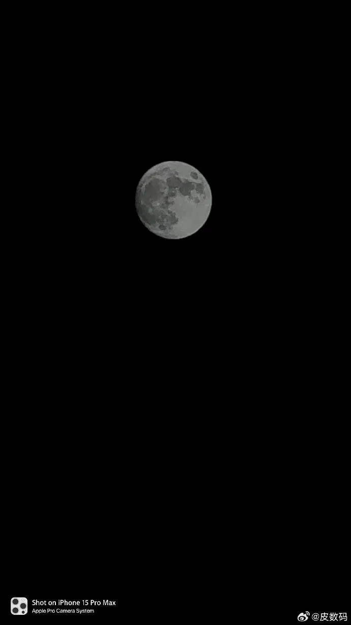 iphone 15 pro moon image