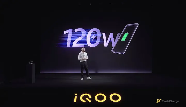 iqoo flashcharge 120w live screen shot 2
