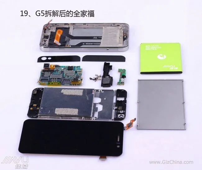 jiayu g5 tear down complete