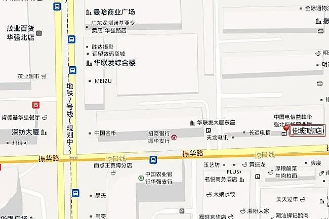 jiayu store map