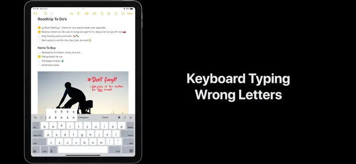 keyboard typing wrong letters