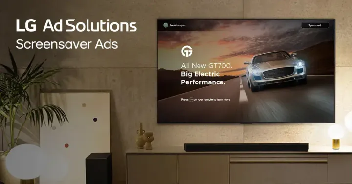 lg screen saver ad on smart tv