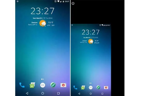 lineageos single hand mode