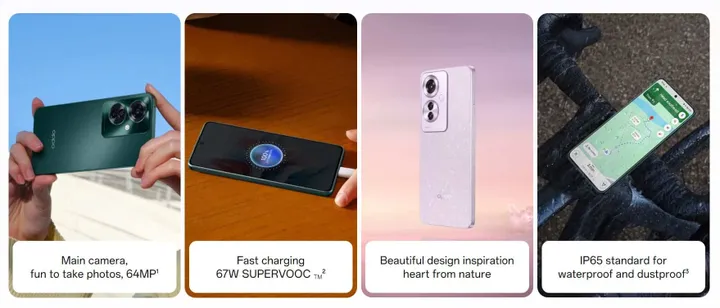 main highlights of oppo reno11 f