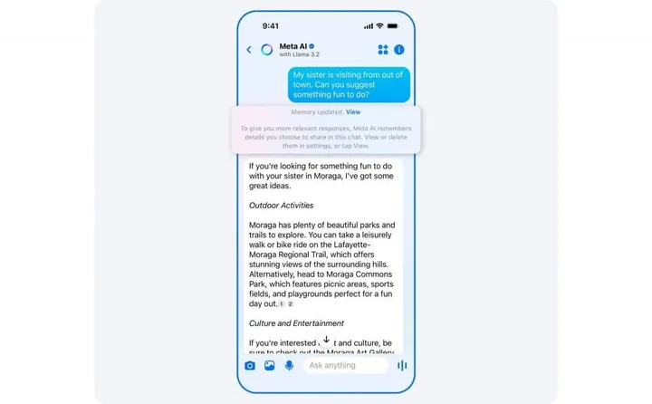 meta ai chatbot a