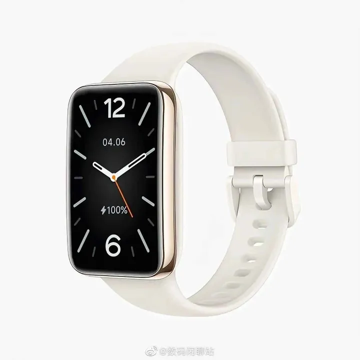 mi band 7 pro white digital chat station