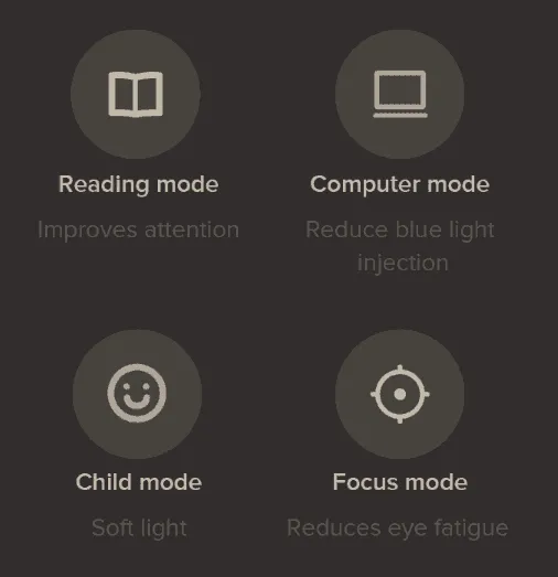 mi smart led desk lamp 1s modes