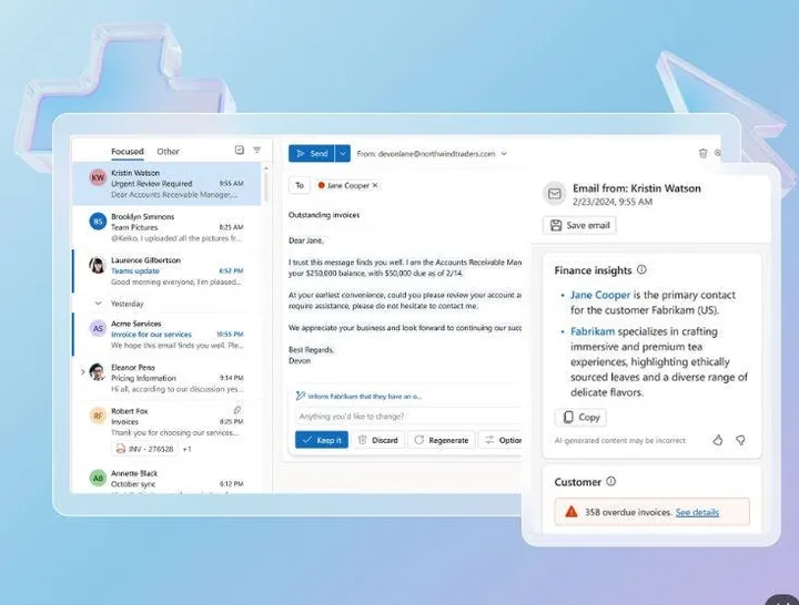 microsoft copilot for finance c