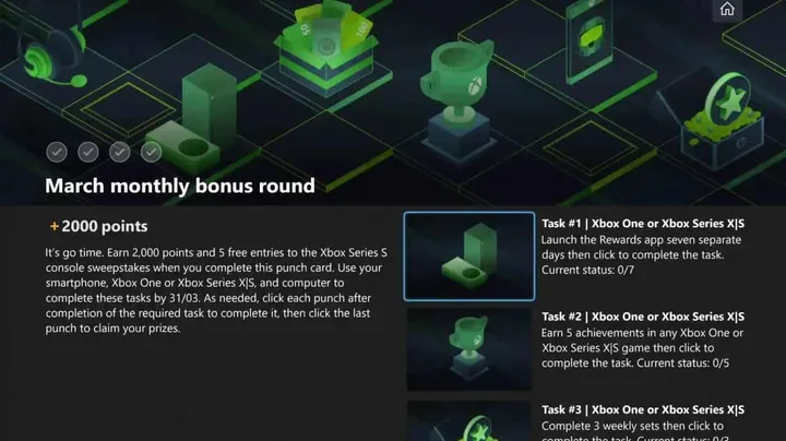 microsoft rewards how to claim 2000 bonus points on xbox in march 2023 2
