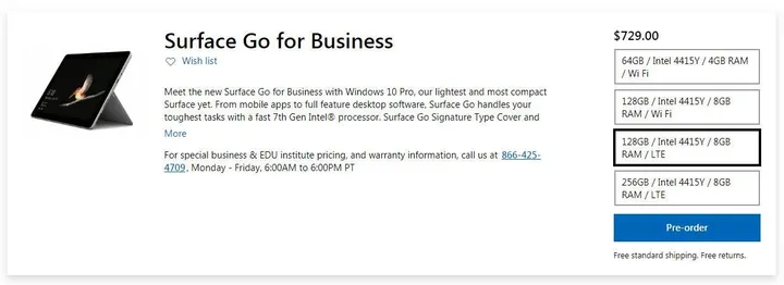 microsoft surface go