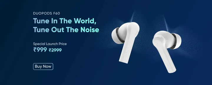 mivi duopods f60 tws price in india