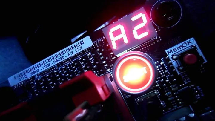 motherboard error codes of a computer that wont turn on