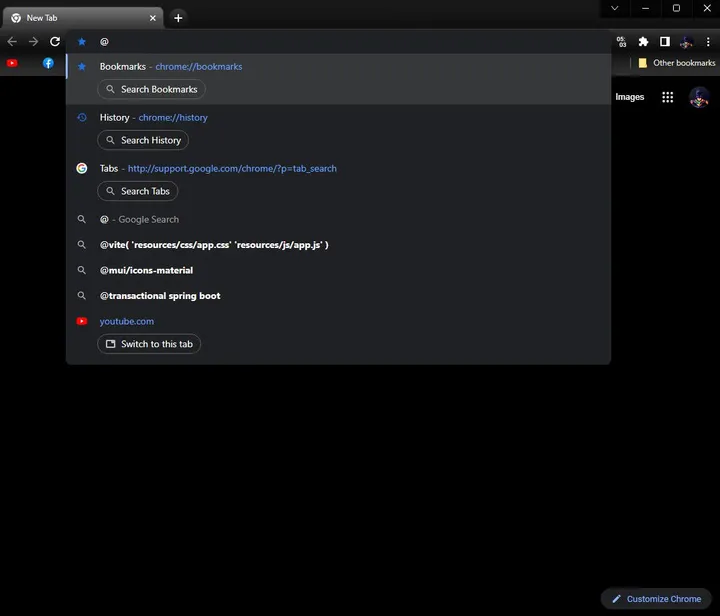 new google chrome shortcuts
