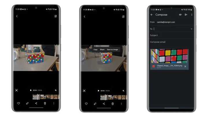 nextpit samsung galaxy s23 plus image clipper feature w1280