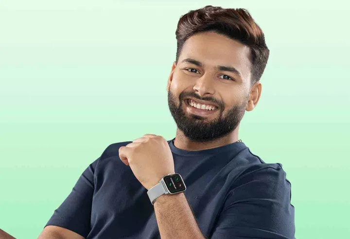 noise colorfit pro 4 max rishabh pant