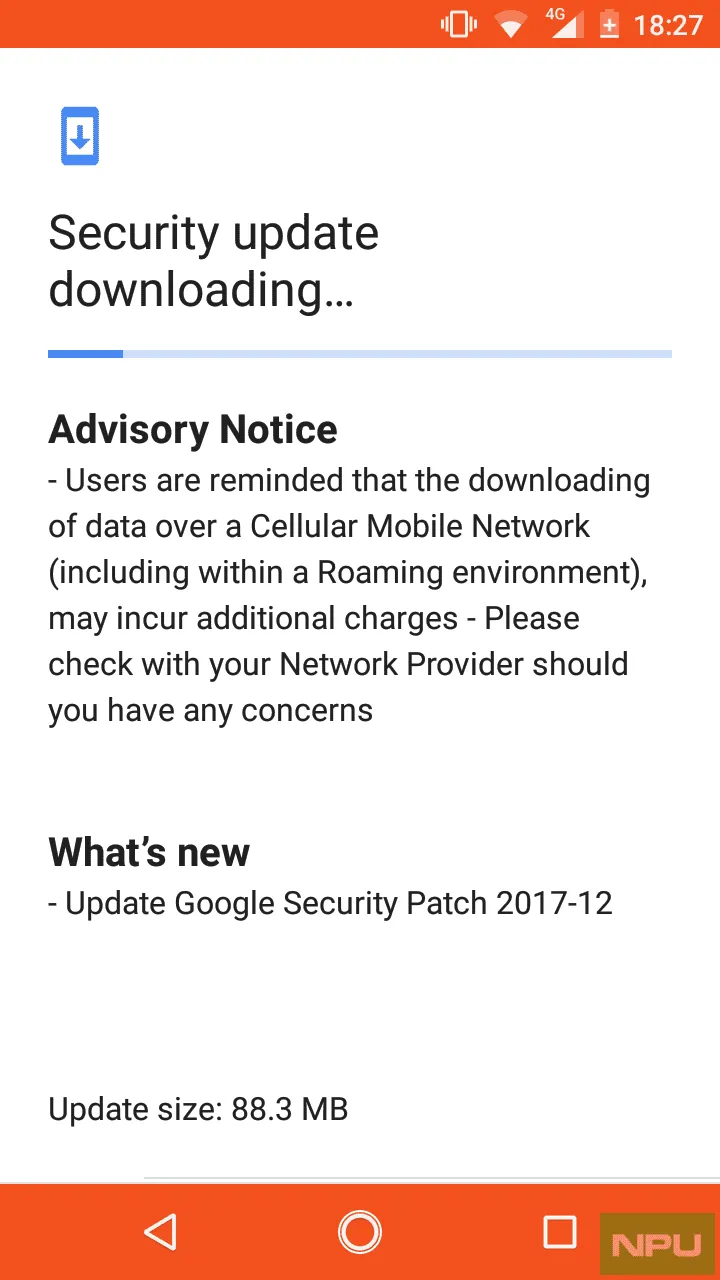 nokia 2 december security update