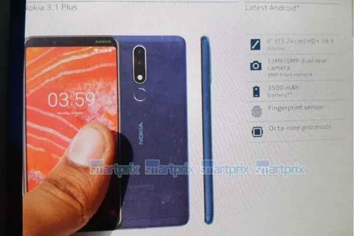nokia 31 plus could arrive tomorrow with 6 inch display two rear cameras