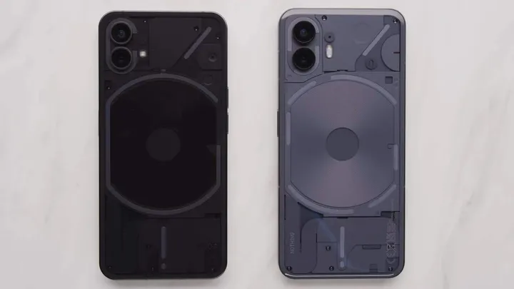 nothing phone 1 and nothing phone 2