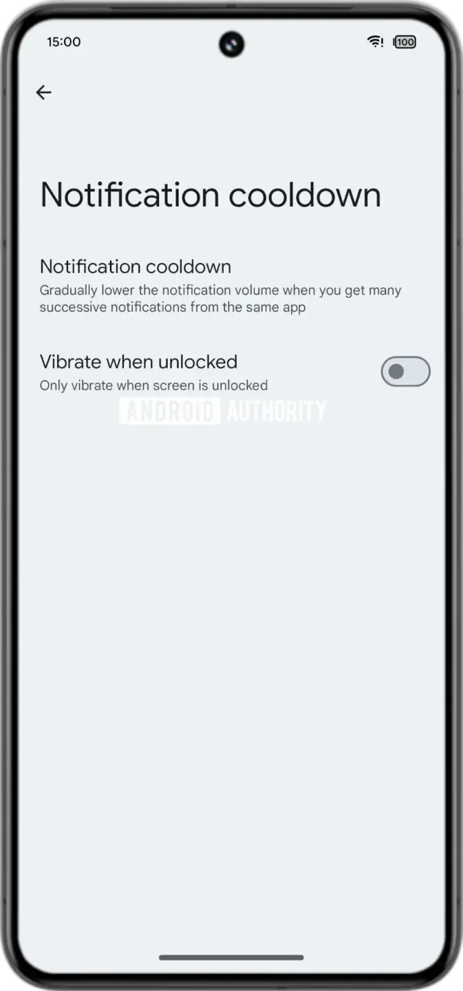 notification cooldown settings with vibrate option 673w 1440hpng