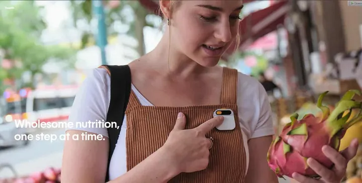 nutrional ai suggestions ai pin