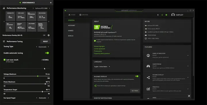 nvidia performance monitoring for pc bottlenecking issues