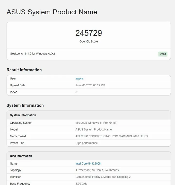 nvidia rtx 4080 geekbench metal score