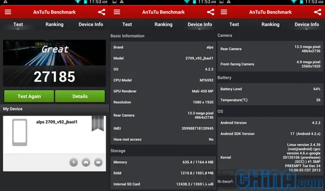 octacore goophone n3 antutu
