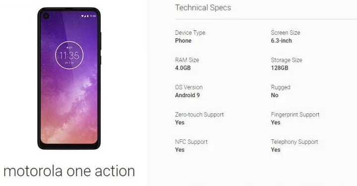 one action