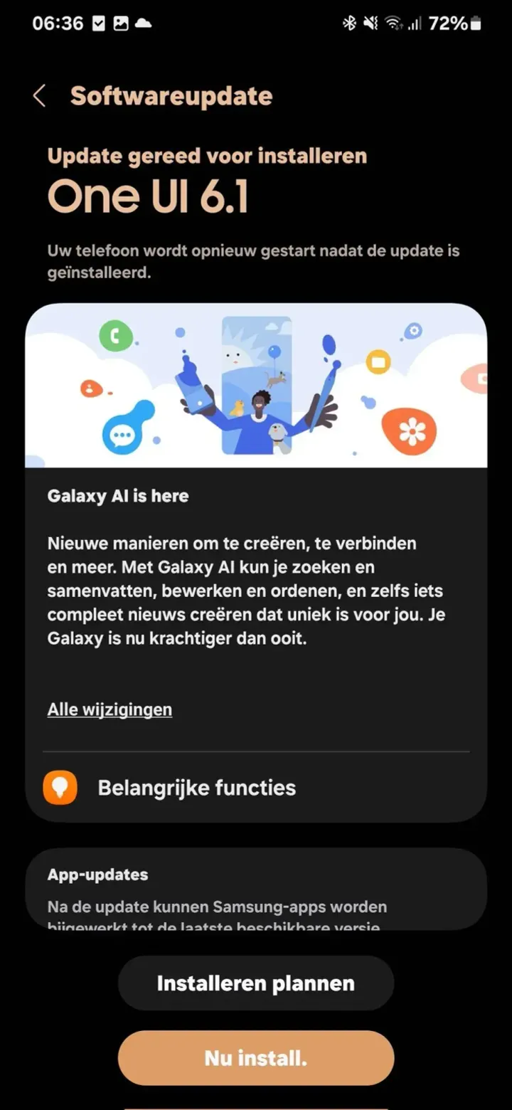 one ui 6 b