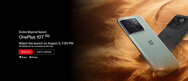 oneplus 10t india launch event pre register