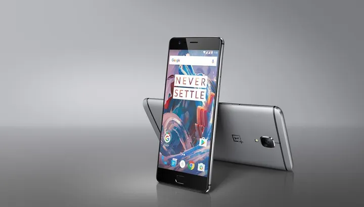 oneplus 3 front view image