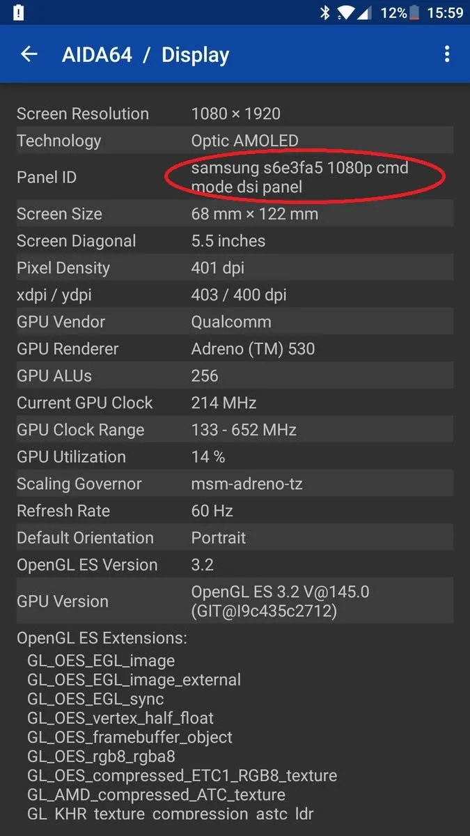 oneplus 3t display