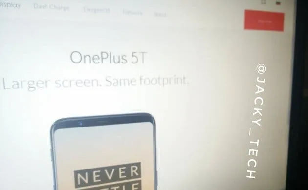oneplus 5t images leaked 1 9