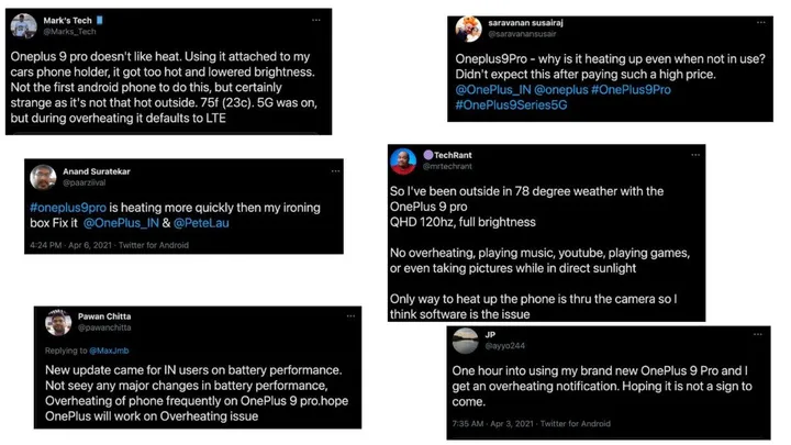 oneplus 9 pro overheating complaints from twitter 1200x675 1