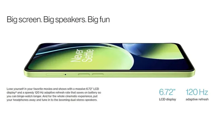 oneplus nord n30 5g screen