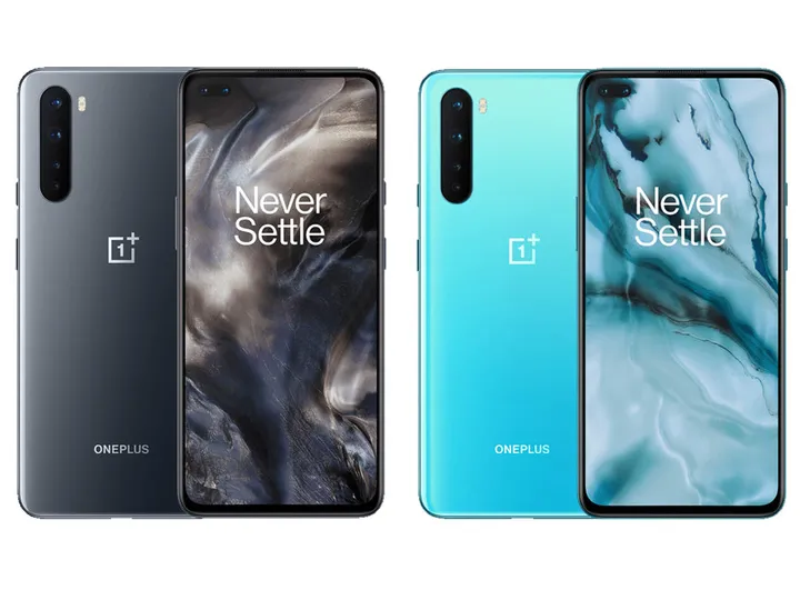 oneplus nord will be available in two colour variants gray onyx and blue marble