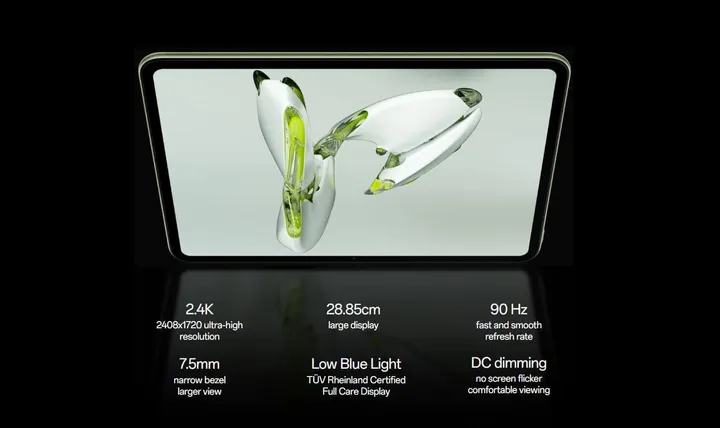 oneplus pad go screen