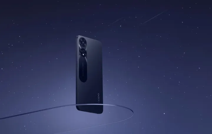 oppo a78 5g glowing blackjpg