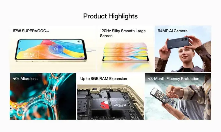 oppo f23 5g highlights
